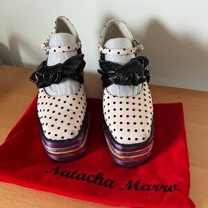 Natacha Marro one of a kind sample shoes - unique style - size 10